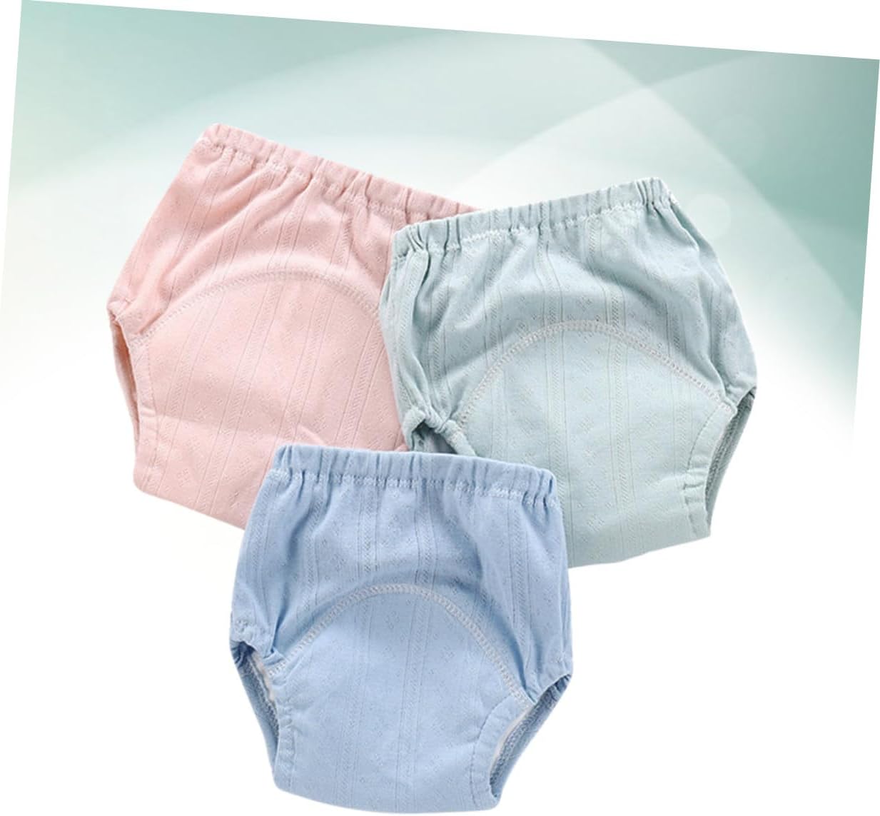 3pcs Potty Training Pants Gauze Reusable Underwear for Mixed Colors for Diapering and Outdoor Activities