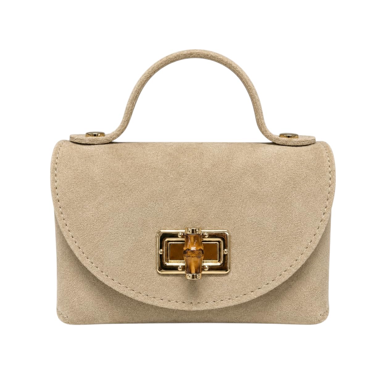 Ziona Kleine Damen Handtasche Echtleder – Elegante Umhängetasche Made Italy
