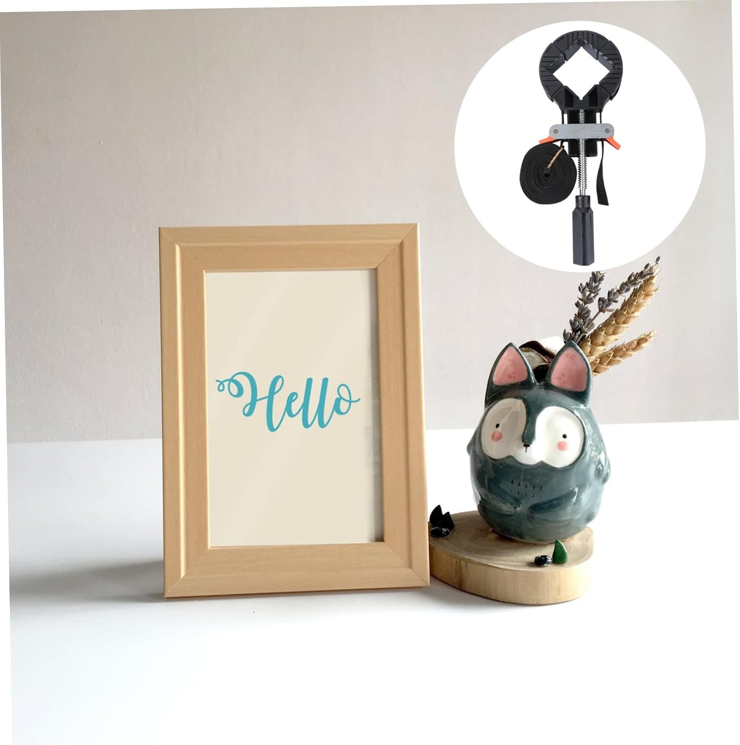 Photo Frame Holder 90-degree Strap Clamp Quick Tension Woodworking Corner Clamp for Picture Frame Assembly