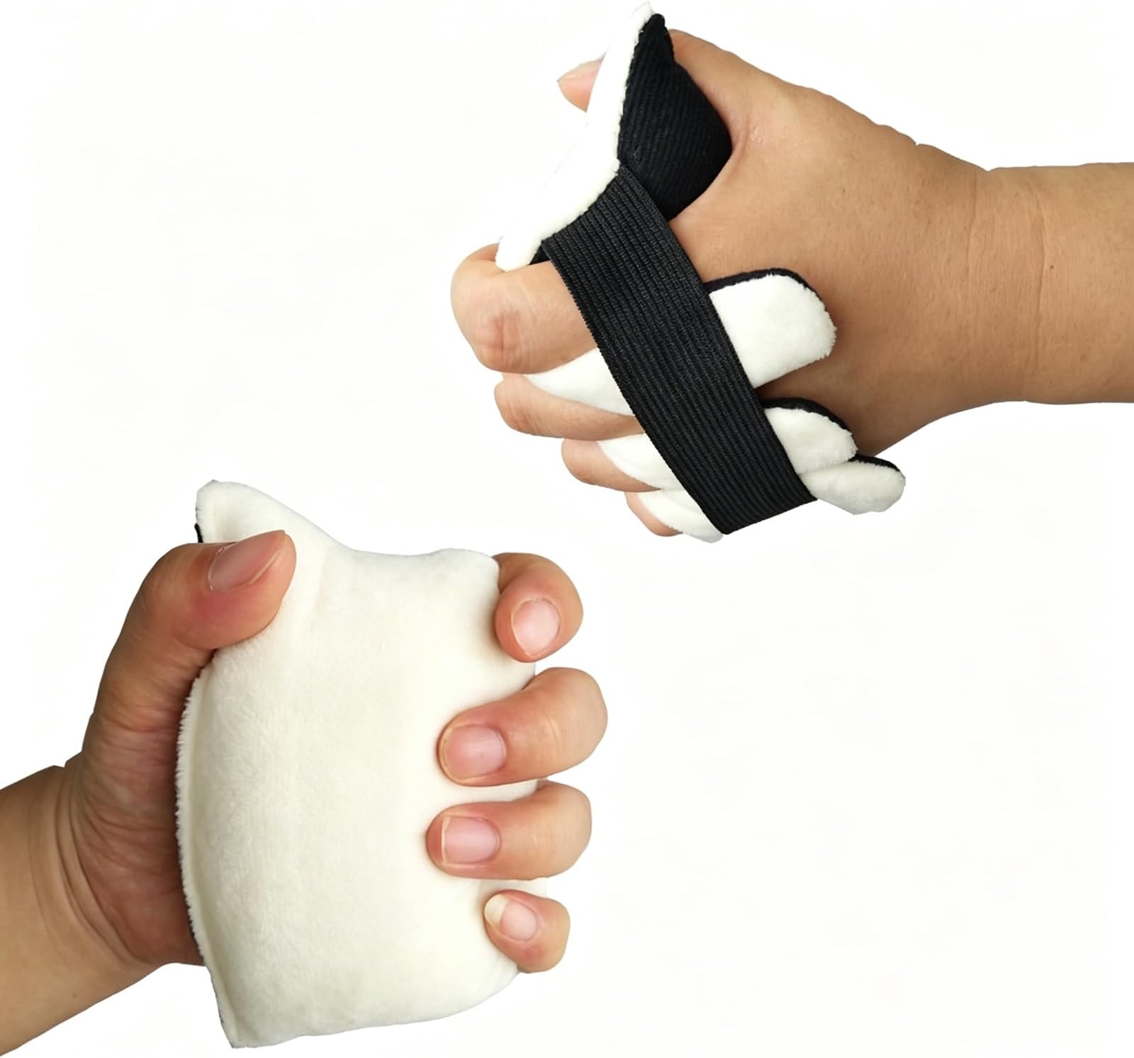 1PC Finger Separator for Hands after Stroke Finger Hand Contracture Rehabilitation Protection Pad Cushion for Stroke Hemiplegia Elders (L)