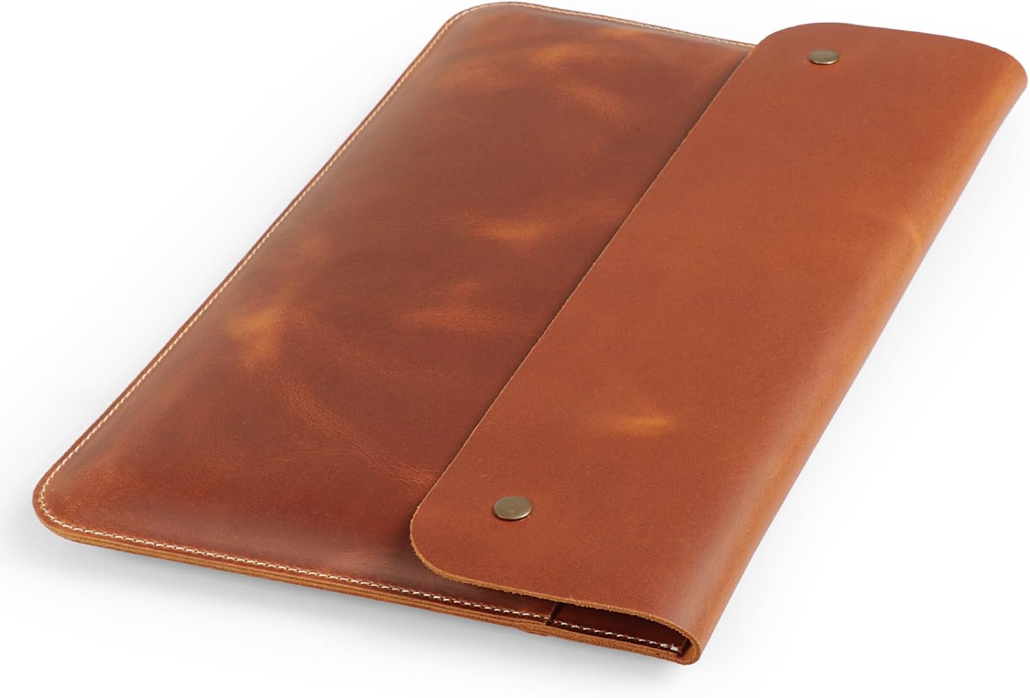 Personalized Top Grain Leather Laptop Sleeve by MegaGear – Custom Engraved Laptop Case for MacBook Pro/Air 13–14 Inch (M1, M2, M3, M4, M5) – Premium Handmade Gift for Men & Women