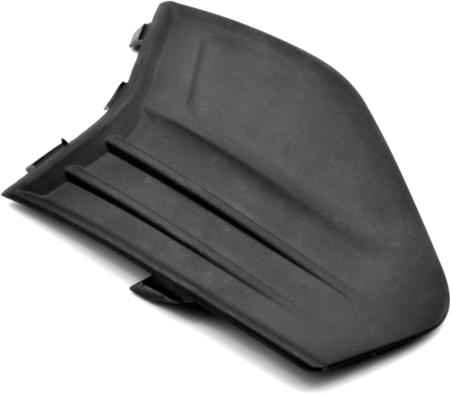 Front Bumper Insert Fog Light Lamp Cover Bezel Compatible For Ford Fusion 2019 2020 KS7Z17B814AB Black (Right Passenger Side)