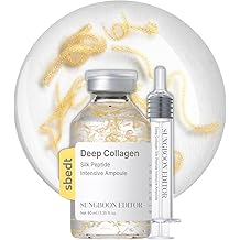 SUNGBOON EDITOR Collagen Silk Peptide Ampoule | Korean Skincare Serum for Face with Collagen &amp; Peptide | 1.35 Fl Oz