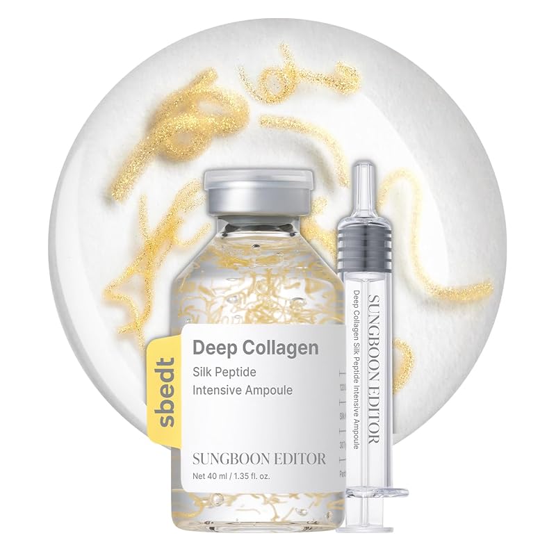 Sérum facial em ampola com peptídeos de seda SUNGBOON EDITOR Glow Intensive, 40 mL