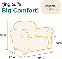 Vista 2 de Keet Roundy - Silla infantil de microgamuza, Marrón