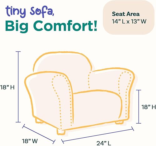 Miniatura 2 de Keet Roundy - Silla infantil de microgamuza, Marrón Marrón,Lavanda,Azul marino,Carbón vegetal,Rosa encendido,Índigo,Rosado,Rojo