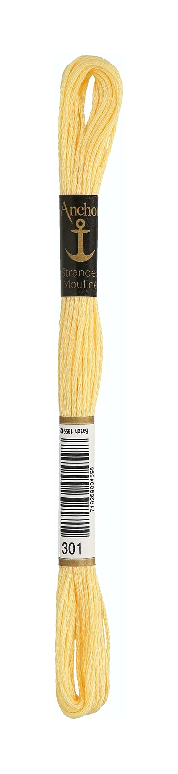 Anchor 00301 Vanille 4635000 100% Cotton Embroidery Thread, Cotton, Vanille