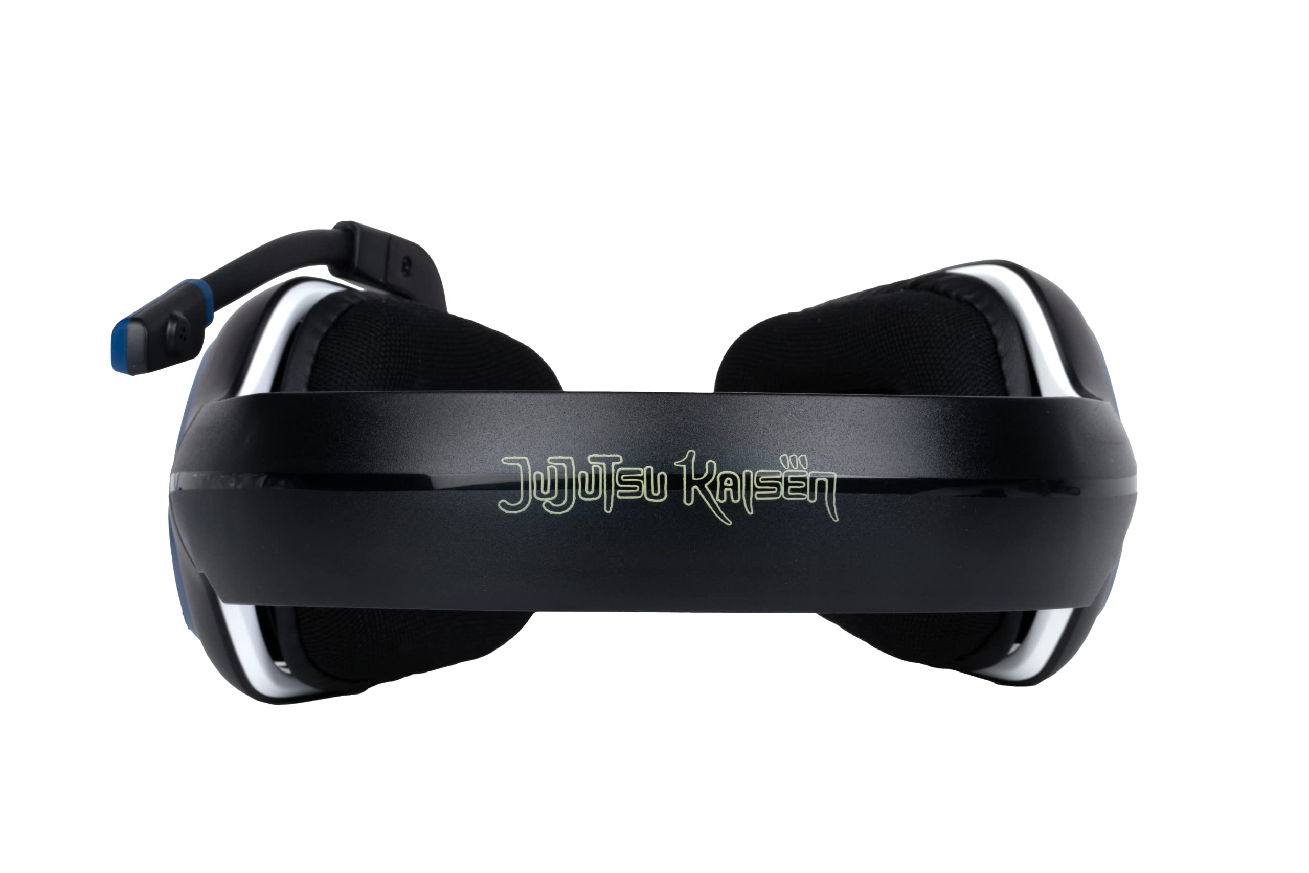 Konix Jujutsu Kaisen Auriculares Gaming con Cable para PS4, PS5, Switch, Xbox One y Series X|S - Micrófono a 45° - Cable de 1,5 m - Conector Jack de 3,5 mm - Diseño de Gojo