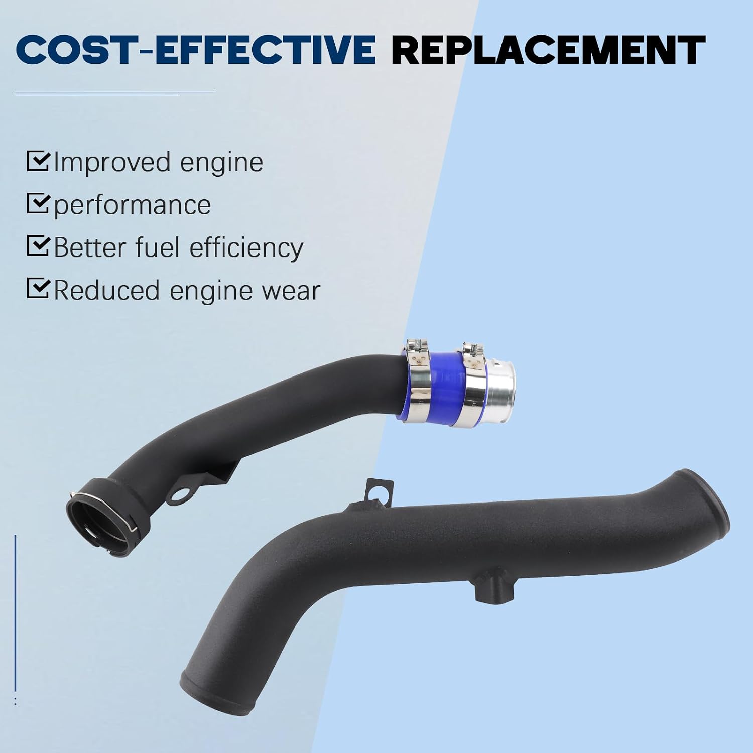 Turbo Discharge Pipe Kit Compatible With MK5/MK6 GTI, Audi TT A3,VW Jetta 2.0 TSi – High-Flow Turbo Upgrade