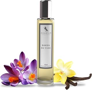 Arabian Opulence FR328 Bakka Ru 5540 Roll-on Parfümöl | Konzentriertes Parfüm Körperöl | Langanhaltendes Parfüm auf Ölbasis für Männer und Frauen | Reisegröße Alkoholfreies Parfümöl Flasche (15ml)