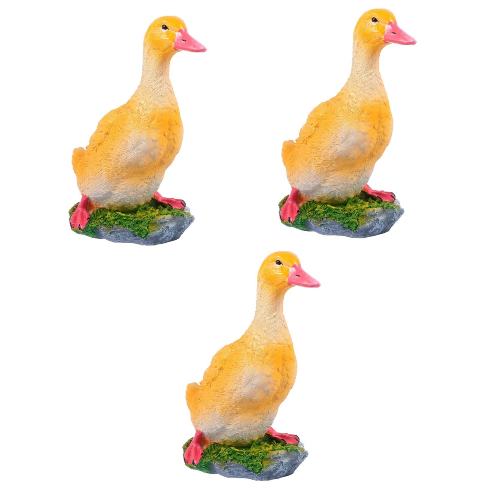 Canard en résine ornement de pelouse pour égayer un jardin triste ou vide