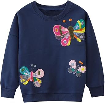 سويت شيرت كاجوال من القطن بأكمام طويلة وياقة دائرية للأولاد من Toddler Girls