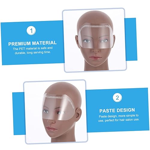 Miniatura 4 de ibasenice 100 piezas para visera de corte de pelo de ducha, cubierta de pestañas desechable, material seguro para mascotas para salón