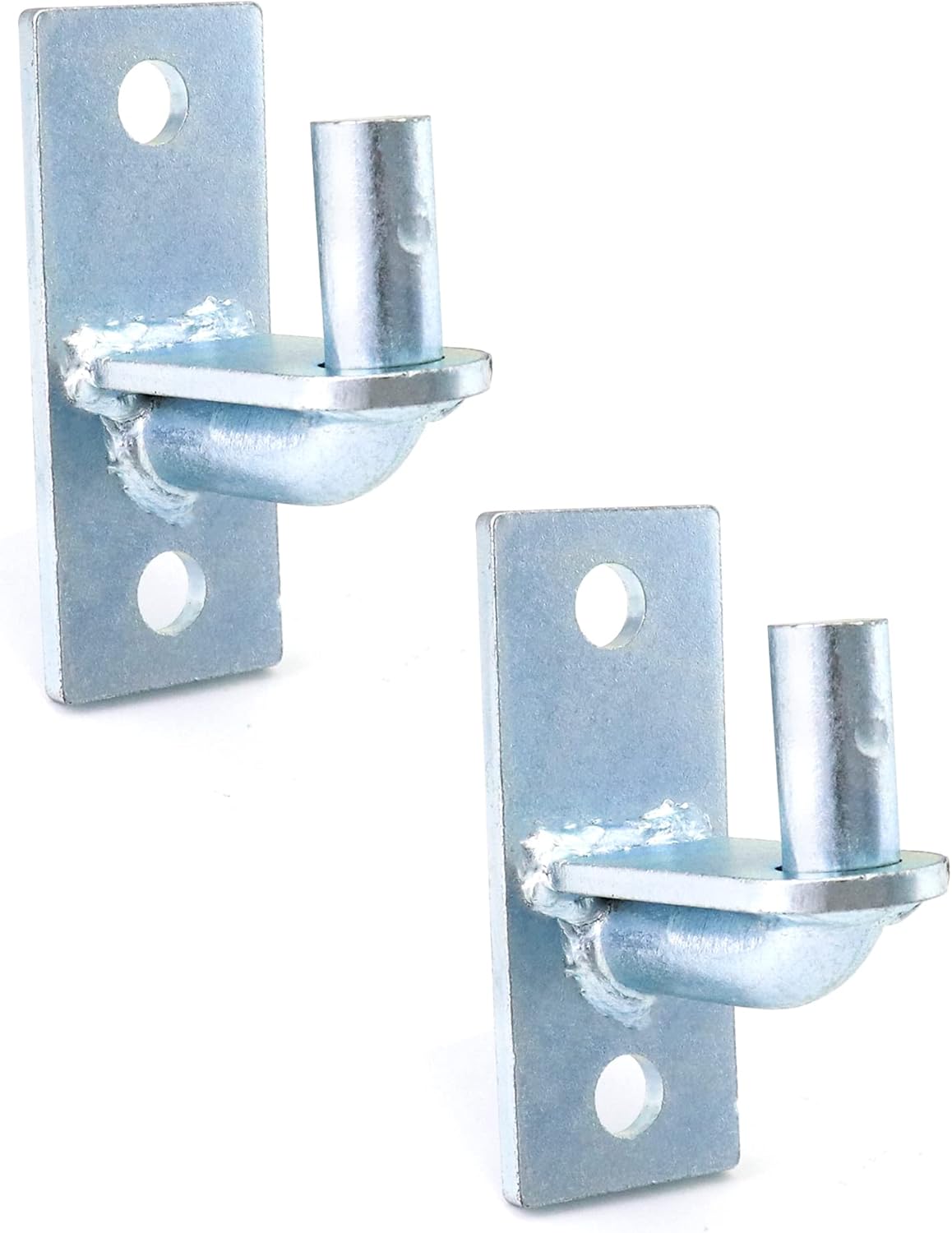 QWORK Sturdy WallMounted Gate Hinges for Chain Link and