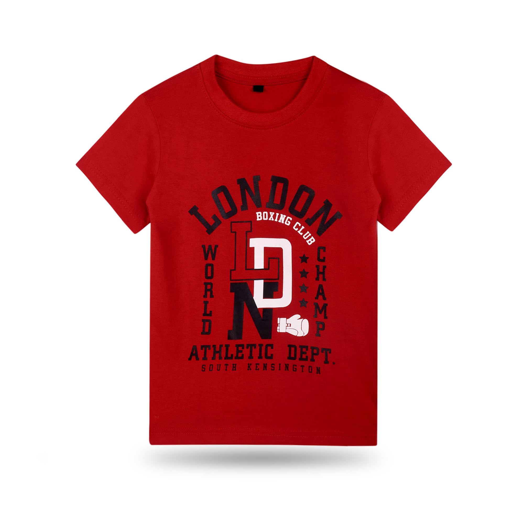T2F Solid Regular Fit T-Shirt für Jungen, Mehrfarbig, Größe 4, 8-9 Y