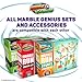 Marble Genius Marble Run Stunts Extreme Set: 200 Pieces Total, 36 Action Pieces Including 3 of Our New Patented Trampolines, Includes an Online App and Full-Color Instruction Booklet, Ages 5 and Up