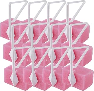 Quality Chemical Toilet Bowl Freshener - Cherry Scented, Easy to Use Clip-On Design, 30 Day Long-Lasting Deodorizing Power - Toilet Block - 4 oz (Pack of 12)