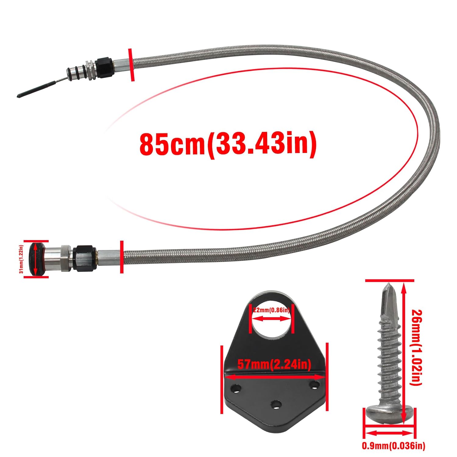 Aluminium Locking Dipstick 22173 Fit for GM Trucks 2015-2024 with The 8L90E 8L45E Transmissions