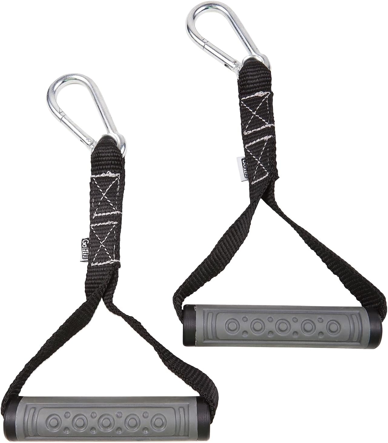 GoFit Power Handles – Resistance Band Handles, Pull Up Handles for Strength Training - One Pair, black, OS, GF-STHC