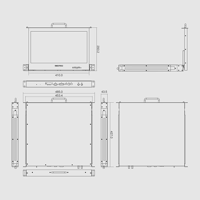 Monitor Rack Mount 17.3 Pulgadas Full HD 1920x1080 miniatura 6