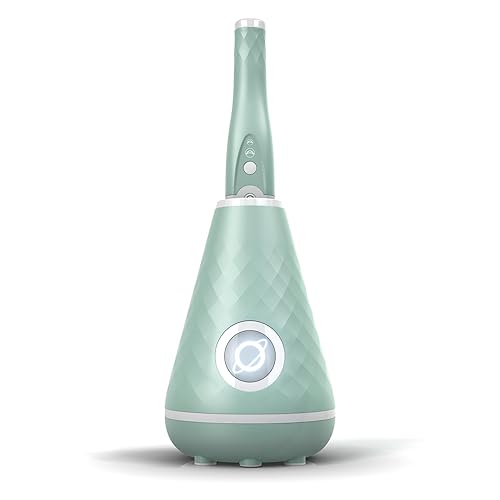 Miniatura 2 de Tao Clean Cepillo de dientes sónico desinfectante UV y estación de limpieza, cepillo de dientes eléctrico, ajuste de doble velocidad, Seaglass Green