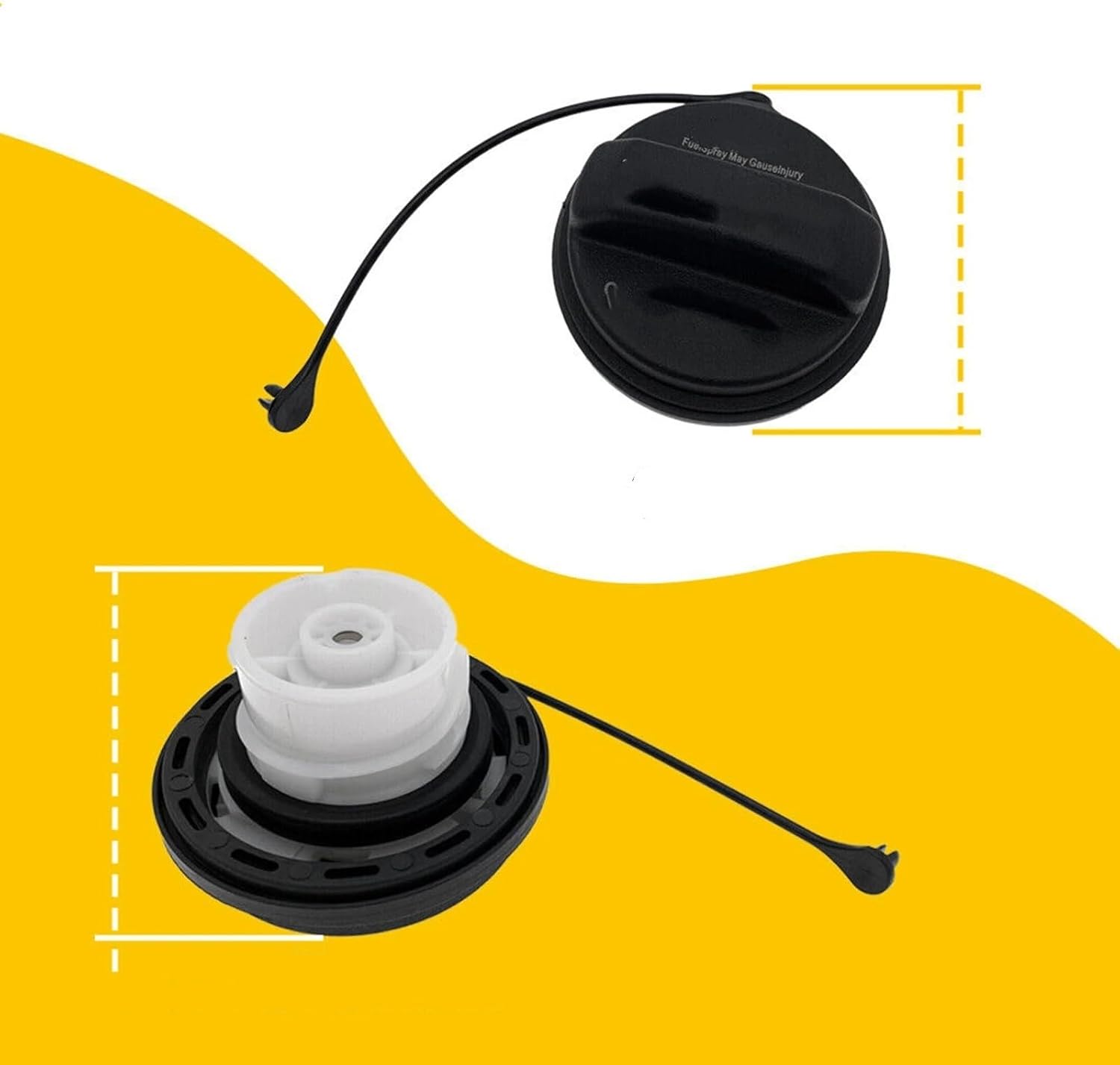 Compatible With Hyundai For Genesis G70 G80 G90 Car Replacement Parts Fuel Tank Cap Gas Cover 310103L600 Car Fuel Gas Cap Cover