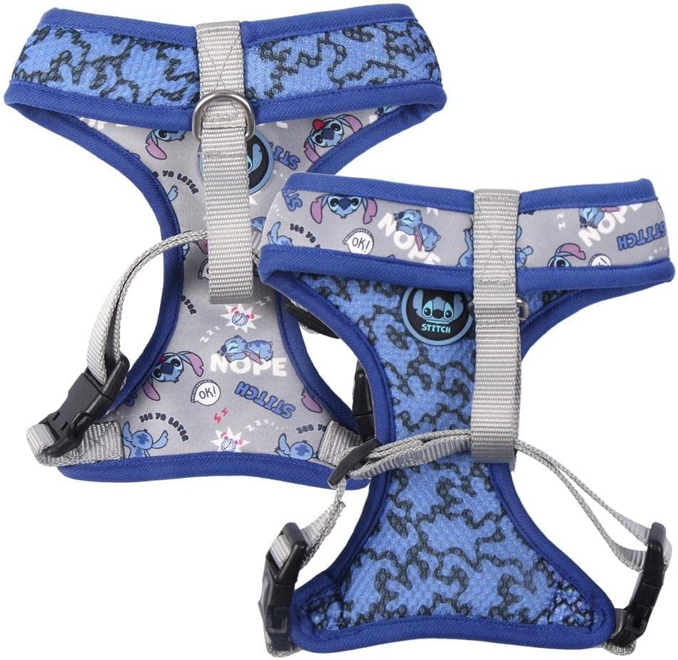 CERDÁ LIFE'S LITTLE MOMENTS - for Fan Pets | Stitch M-L Dog Harness - Official Disney License