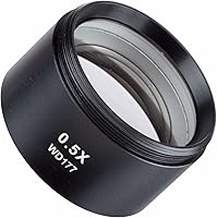 Vista 6 de AmScope Lente de Barlow ZM03 0.3X para las cabezas estéreo del microscopio de la serie ZM, montaje del diámetro de 157.5 ft m