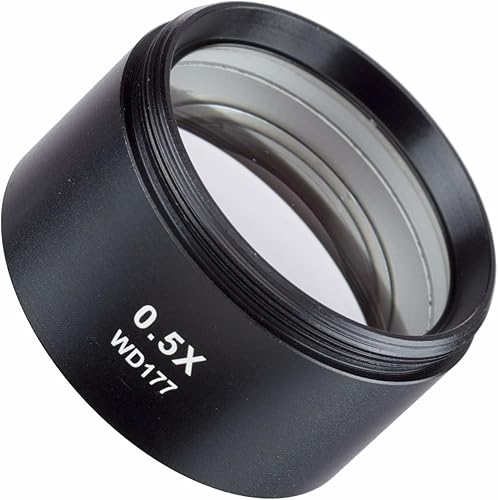 Miniatura 6 de AmScope Lente de Barlow ZM03 0.3X para las cabezas estéreo del microscopio de la serie ZM, montaje del diámetro de 157.5 ft m