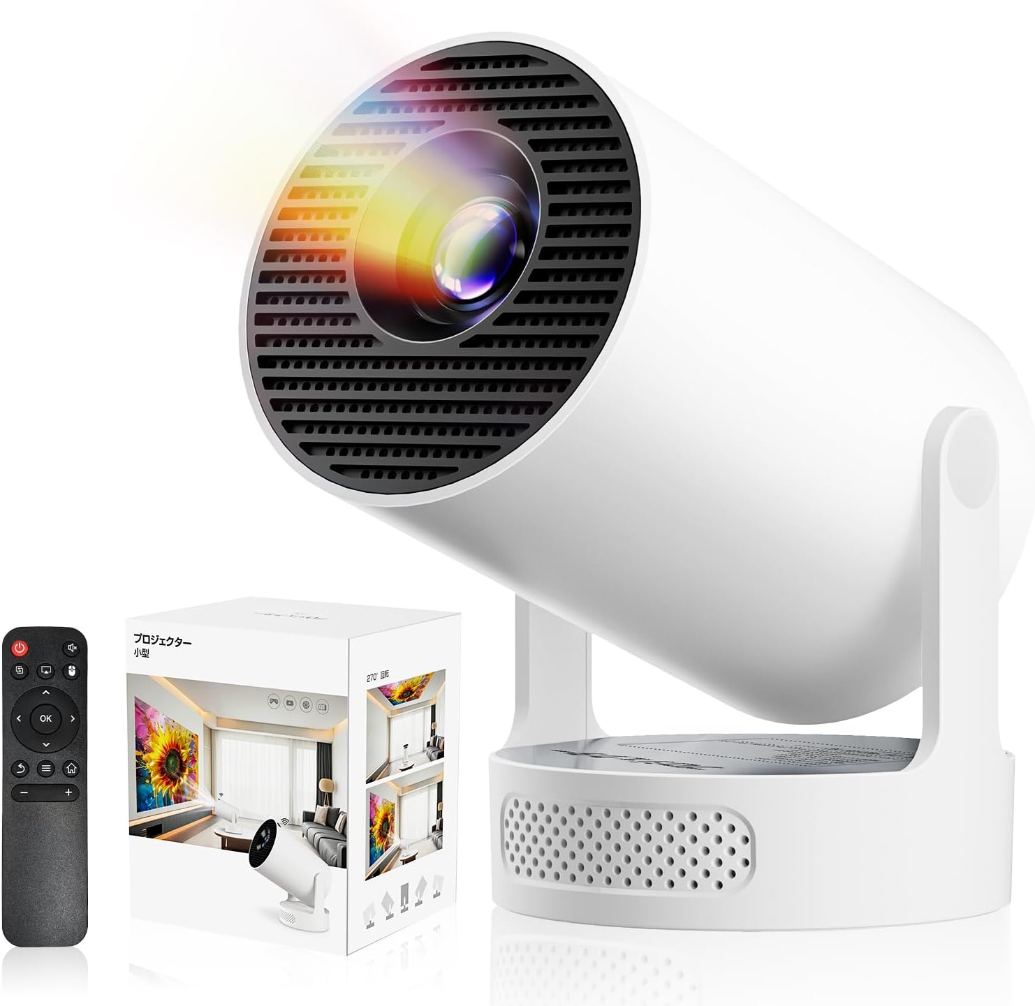 Eyecatch: Philoent プロジェクター 家庭用 超小型 【2026最新 Android TV14.0搭載&388g史上最軽&HiFi外部スピーカー】