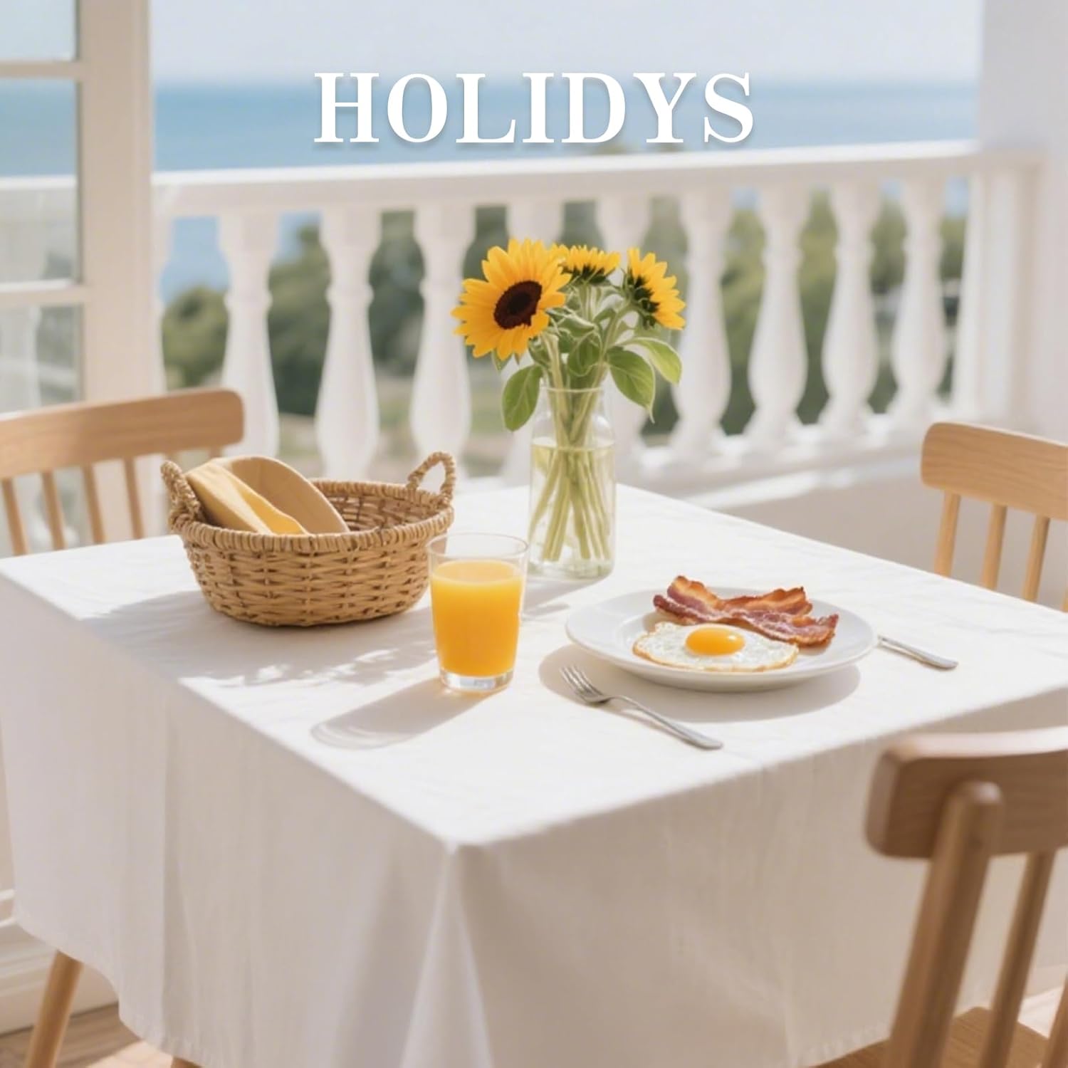 DRESSMAKER 10 Pack White Table Cloth Rectangle 60x102 Inches Polyester Tablecloth for 6ft Tables Washable Fabric Bulk Table Cloths for Party,Wedding Banquet