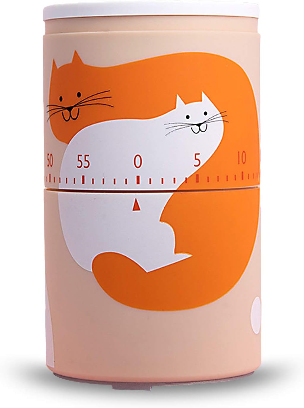 Cartoon Henne Mechanischer Timer – Niedlicher Küchenwecker Aus PP, 6,5x6,5 Cm, Für Kochen & Backen