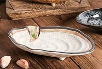 Vista 3 de Soporte de cuchara de cerámica para encimera de cocina, estufa, mesa de comedor con bonita cuchara, forma de concha, decoración moderna de granja