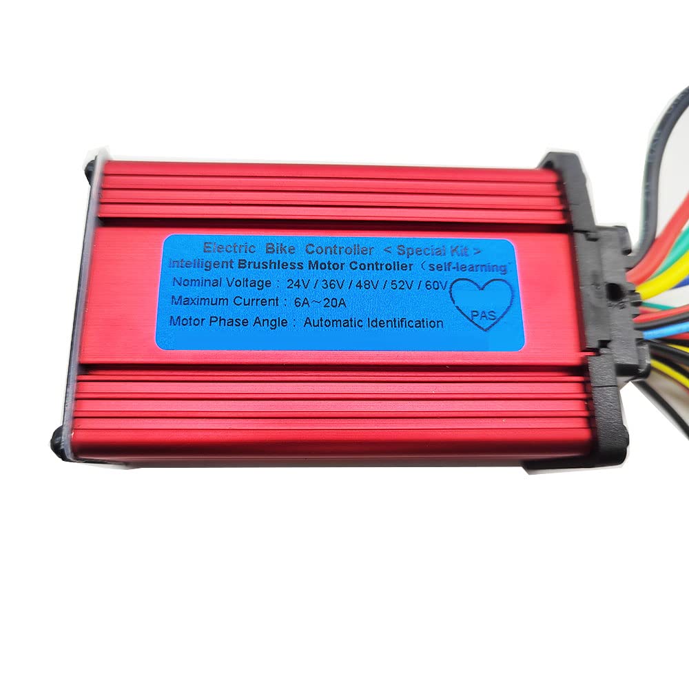 Centralina Monopattino Elettrico Controller Senza spazzole for Scooter Elettrico for Bicicletta 24V 36V 48V 60V 250W 350W Brushless Motor Controller(24V-60V 6-20A Kit)