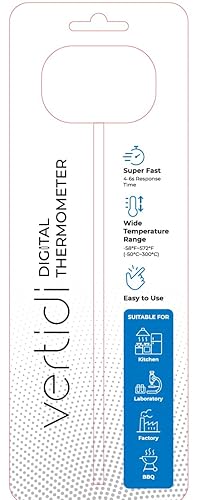 Termómetro digital para carne, líquidos y alimentos