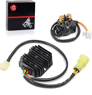 Voltage Regulator Rectifier & Starter Relay Solenoid for Honda 300FW Fourtrax 300 TRX300 TRX300FW 1988 1989 1990 1991 1992 31600-Hc4-010
