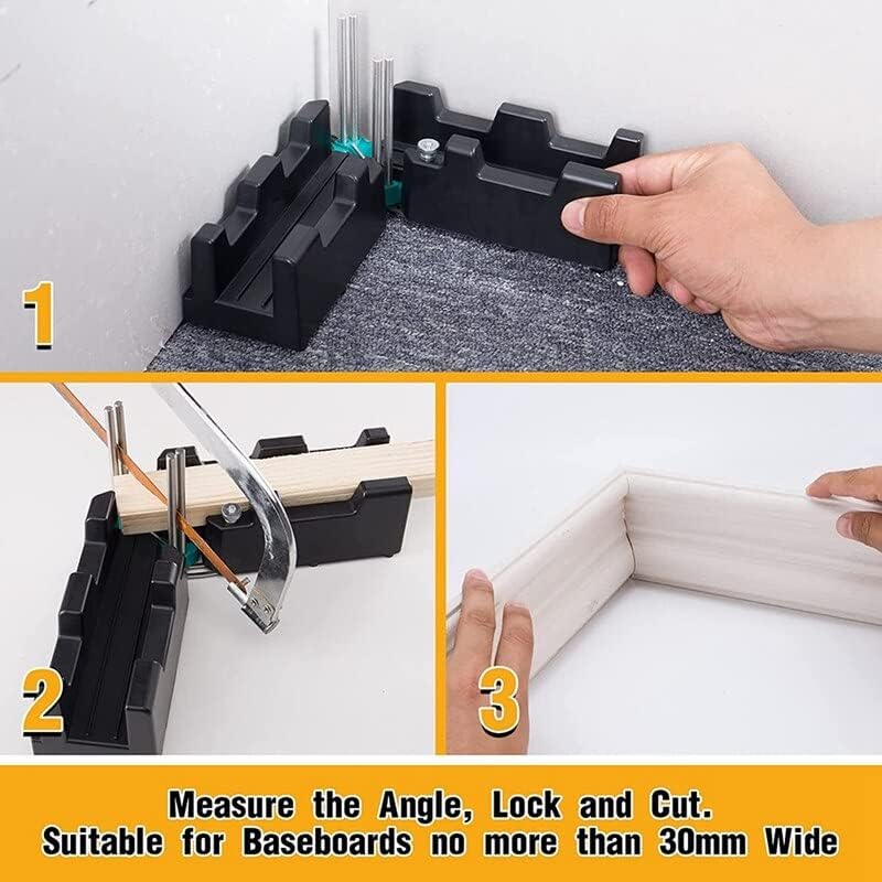 2 In 1 Mitre Measuring Cutting Tool 85 To 180 Degree Angle Clamp Measuring/Sawing Precise Bevels Cutting Tool| | -