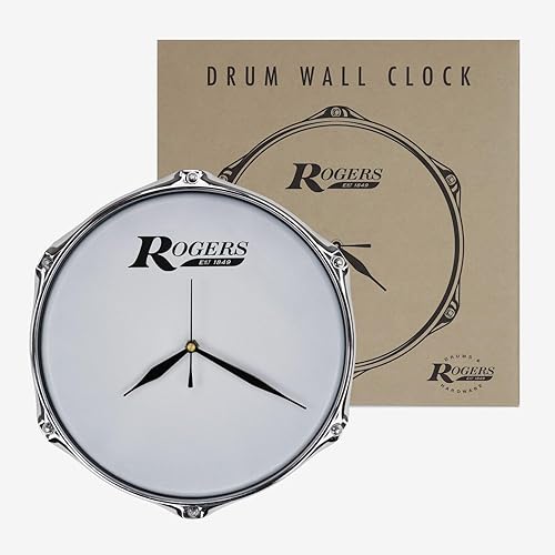 Rogers - RACLOCK - Reloj de batería de 10" con montaje en pared