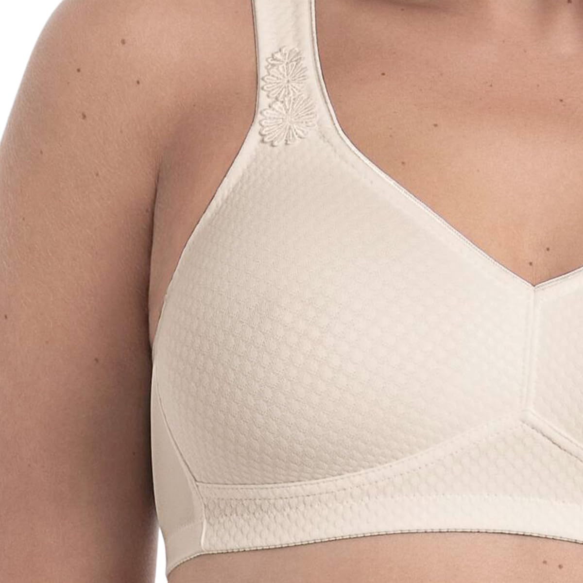 Anita Leni - Damen Komfort-BH - ohne Bügel – Nahtloser Soft-BH mit doppellagigen Cups, Komfortträgern und starker Stützwirkung für große Cups und Größen