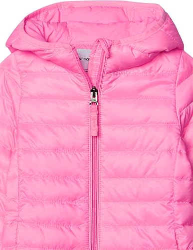 Vista 3 de Tienda Essentials Girls and Toddlers' Lightweight Water-Resistant Packable Hooded Puffer Jacket