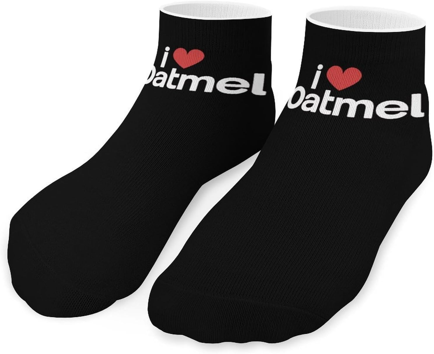 I Love Oatmeal Socks for Men Women 5 Pairs Ankle Socks