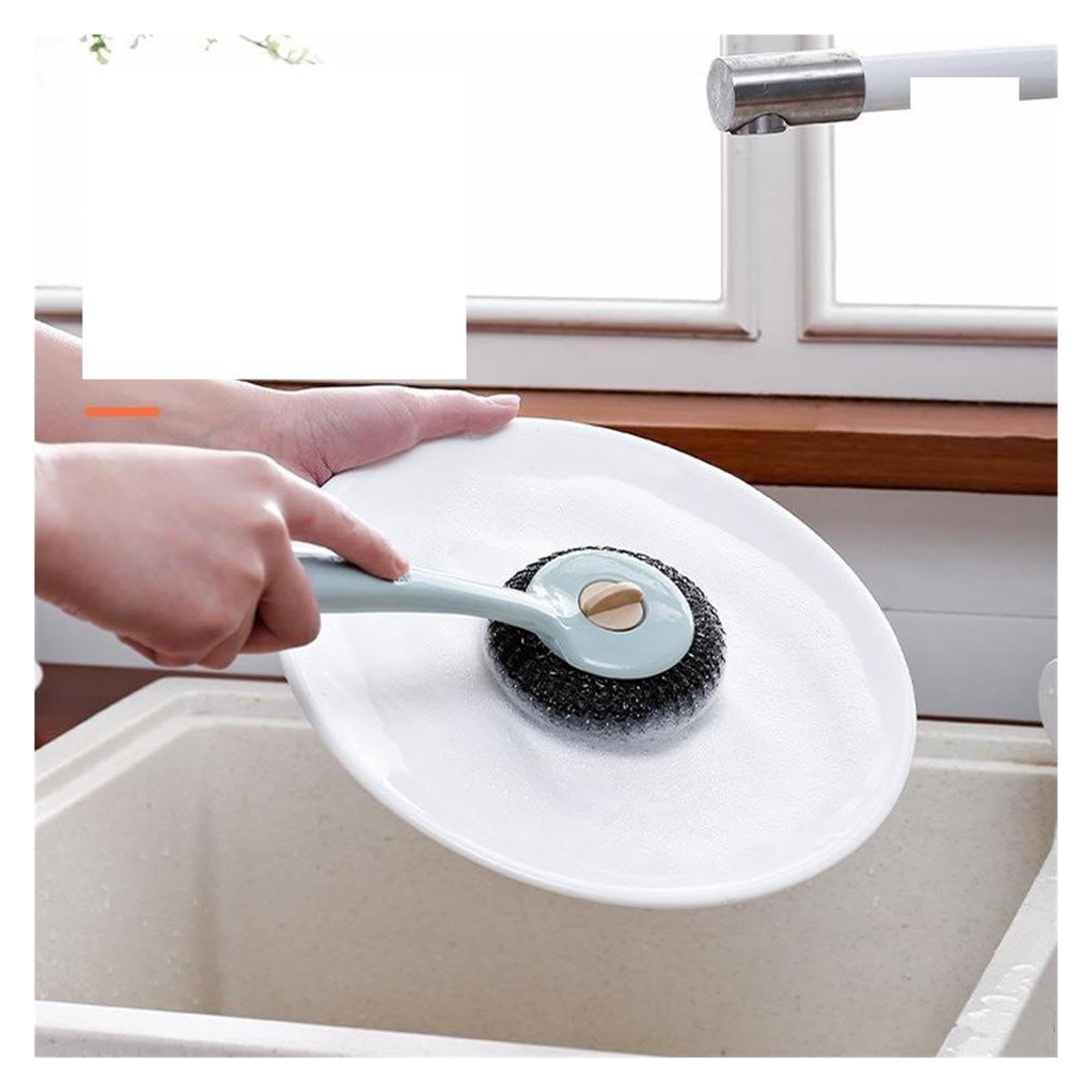 3pcs Long Handle Pot Brush pour Cuisine