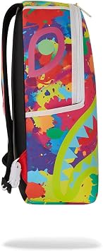 Sprayground Chaos Split IN 2 Unisex Backpack, Multicolor Faux Leather, Adjustable Strap