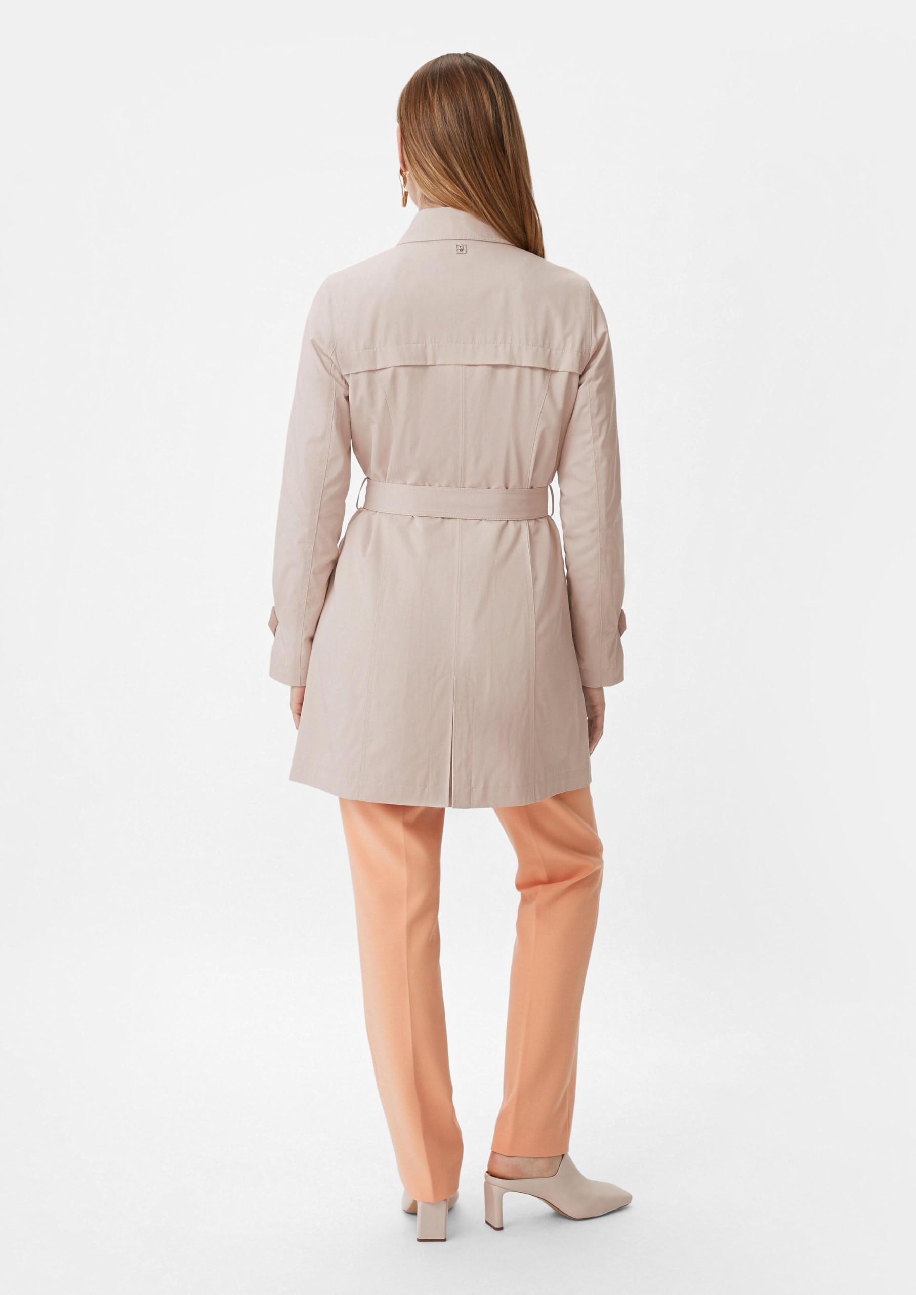 COMMA Taillierter Trenchcoat mit Bindegürtel
