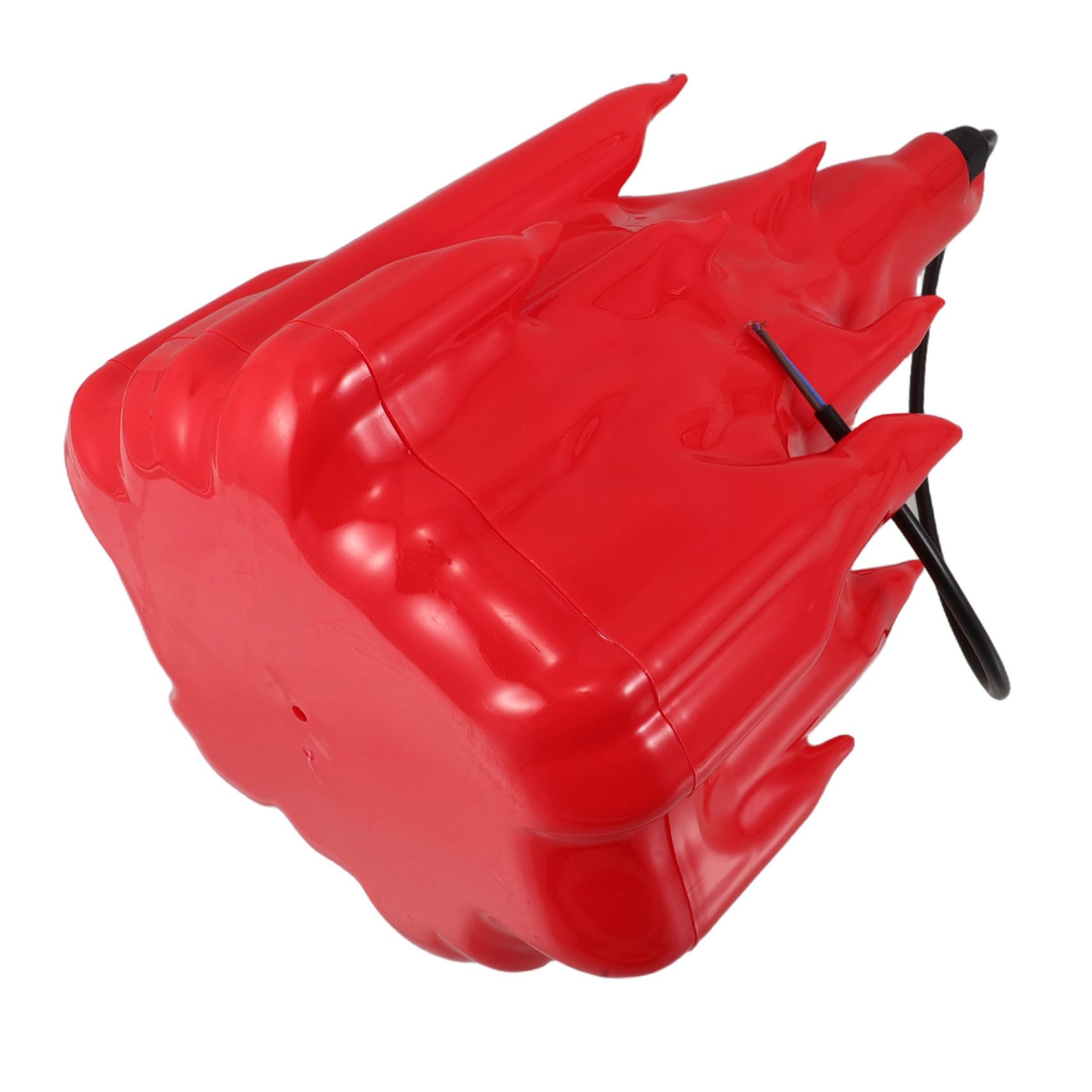 Mikikit Lampada Effetto Fiamma LED Tremolante Luce Notturna Decorativa Simula Fuoco per Patio Campeggio Installazione Semplice Atmosfera Accogliente