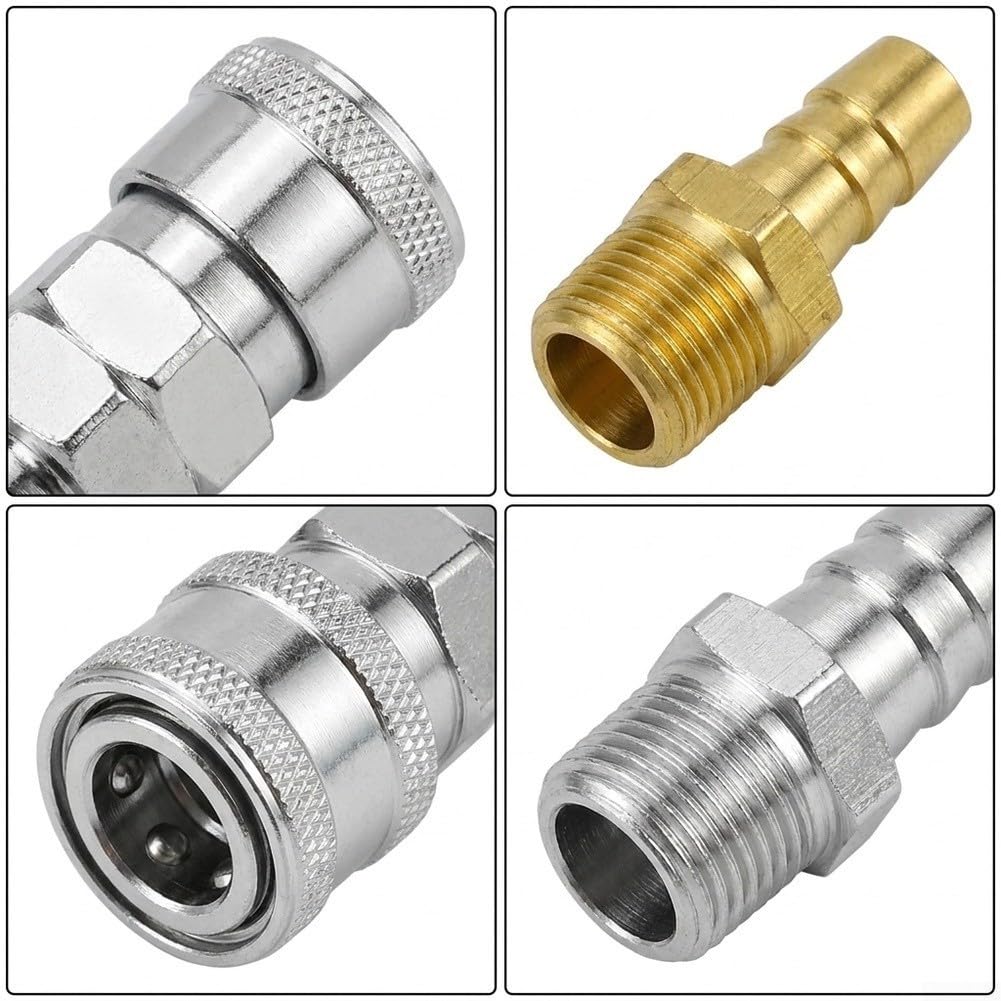 Set 45 Raccordi Rapidi Pneumatici Acciaio Set 45 Raccordi Rapidi