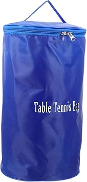 Kisangel Table Tennis Bag Outdoor Table Tennis Zippered Storage Bags Backpack Organizer Pouch Pingpong Ball Holder