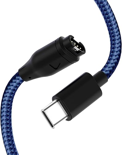 Miniatura 9 de Cargador USB C compatible con el cargador de reloj Garmin, cable de carga de sincronización de datos para Garmin Fenix 7 7S 7X 6 6S 6S 6X 5 5S 5X