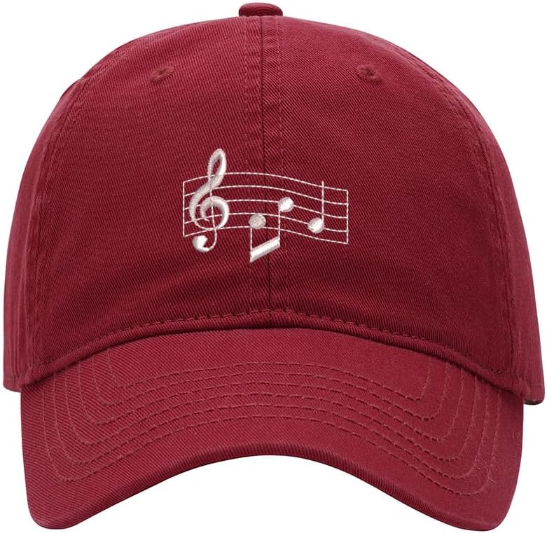 Men's Baseball Music Notes 4034 Embroidered Unisex Casual Dad Hat image 4