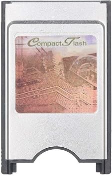 CompactFlash Adapter CF Card Reader Adapter CF Card to PCMCIA Card Adapter for Machine Tool Laptop Color Silver